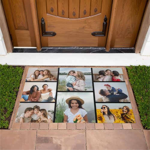 Create Your Own 8 Photo Collage Doormat