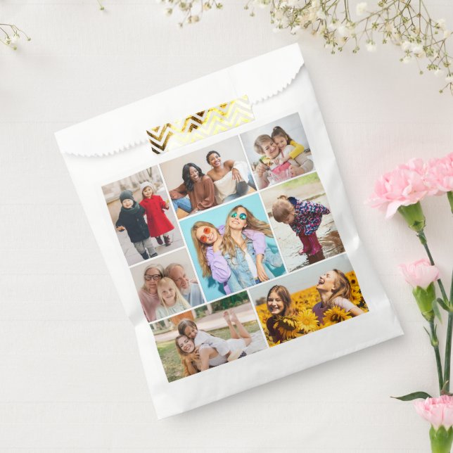 Create Your Own 8 Photo Collage Favor Bag (Sealed)