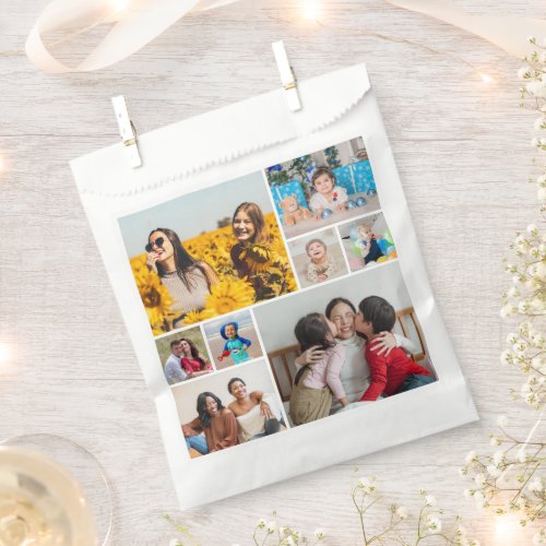 Create Your Own 8 Photo Collage Favor Bag
