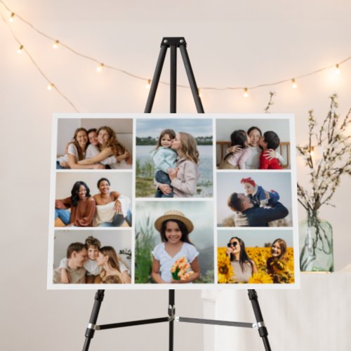 Create Your Own 8 Photo Collage Foam Board