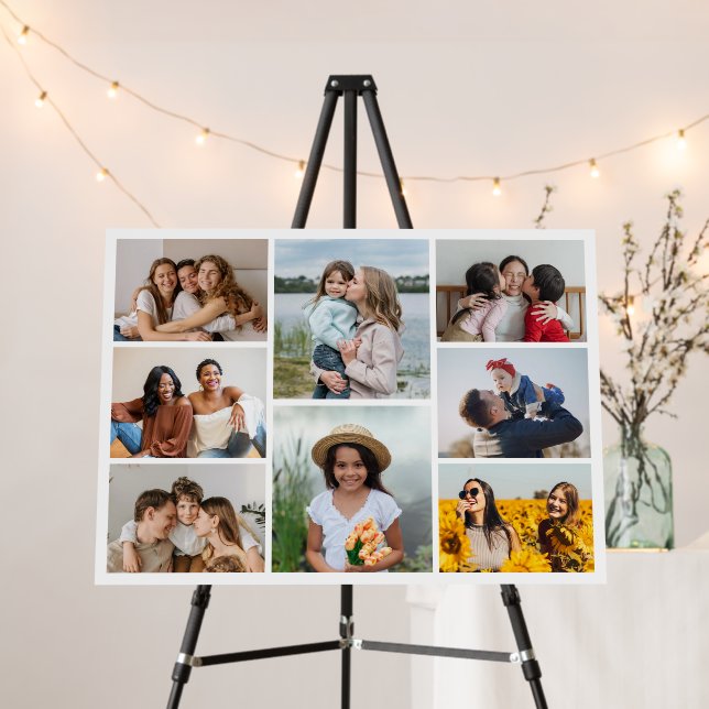 Create Your Own 8 Photo Collage Foam Board (In Situ (Stand))