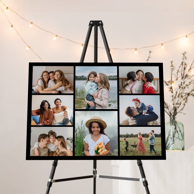 Create Your Own 8 Photo Collage Foam Board (In Situ (Stand))