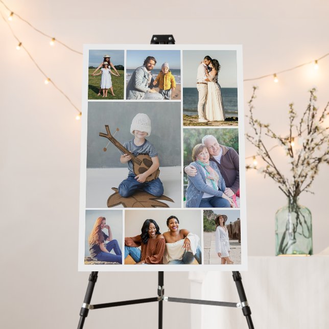 Create Your Own 8 Photo Collage Foam Board (In Situ (Stand))