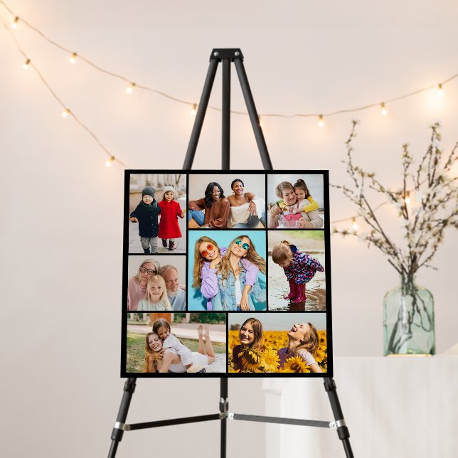 Create Your Own 8 Photo Collage Foam Board (In Situ (Stand))