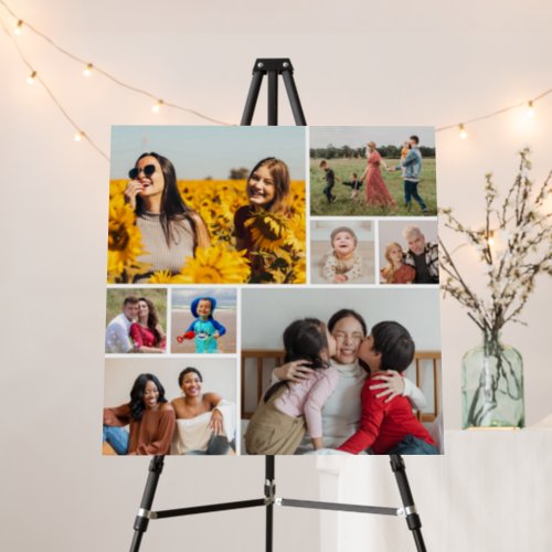 Create Your Own 8 Photo Collage Foam Board