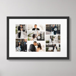 Create Your Own 8 Photo Collage Framed Art