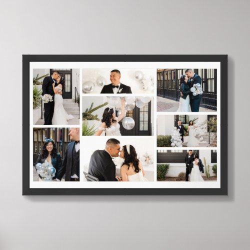 Create Your Own 8 Photo Collage  Framed Art