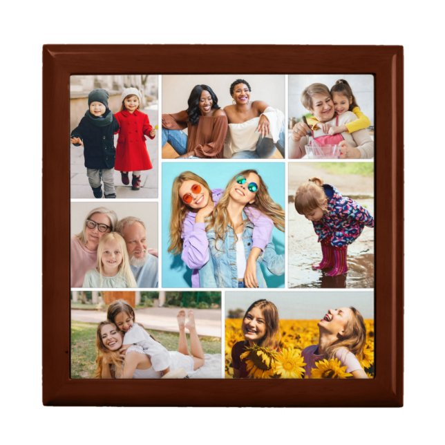 Create Your Own 8 Photo Collage Gift Box (Front)