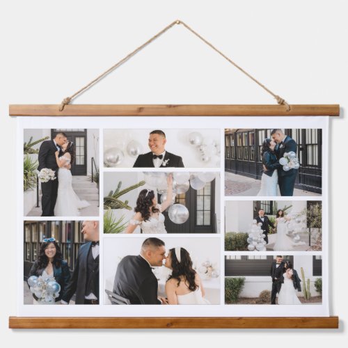 Create Your Own 8 Photo Collage Hanging Tapestry