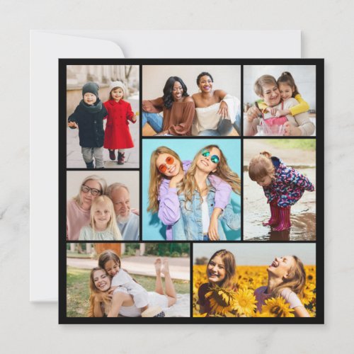 Create Your Own 8 Photo Collage Invitation