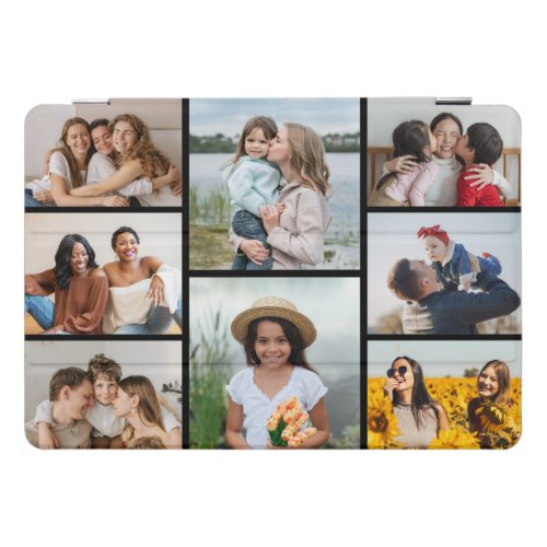 Create Your Own 8 Photo Collage iPad Pro Cover