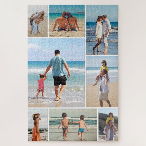 Create Your Own 8 Photo Collage Jigsaw Puzzle