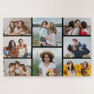 Create Your Own 8 Photo Collage Jigsaw Puzzle