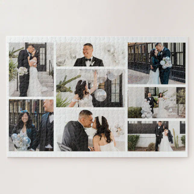 Create Your Own 8 Photo Collage Jigsaw Puzzle Zazzle