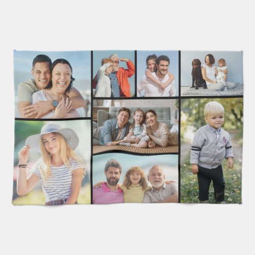 Create Your Own 8 Photo Collage  Kitchen Towel