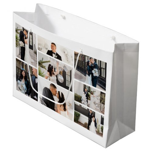 Create Your Own 8 Photo Collage Large Gift Bag