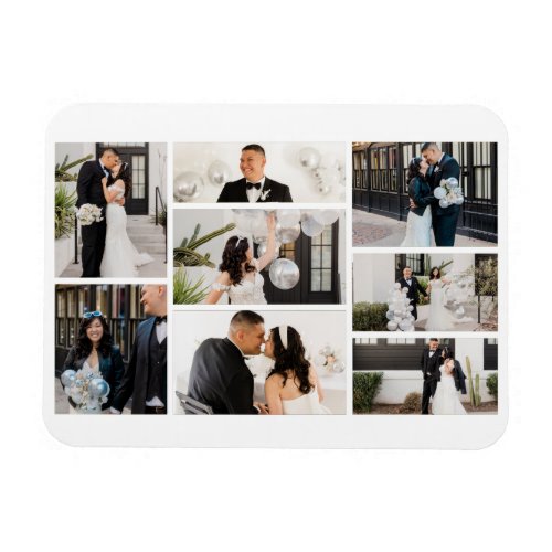Create Your Own 8 Photo Collage Magnet