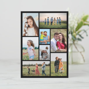 Create Your Own 8 Photo Collage Note Card