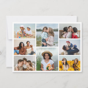 Create Your Own 8 Photo Collage Note Card
