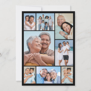 Create Your Own 8 Photo Collage Note Card