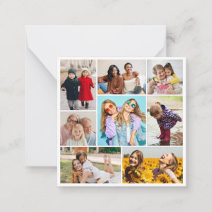 Create Your Own 8 Photo Collage Note Card