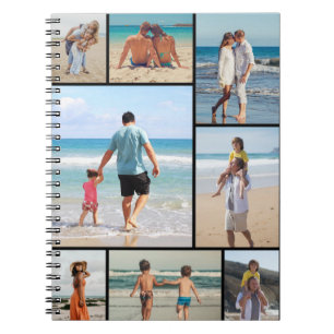 Create Your Own 8 Photo Collage Notebook