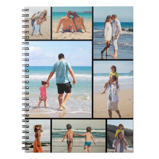Create Your Own 8 Photo Collage Notebook (Front)