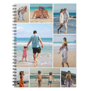 Create Your Own 8 Photo Collage Notebook
