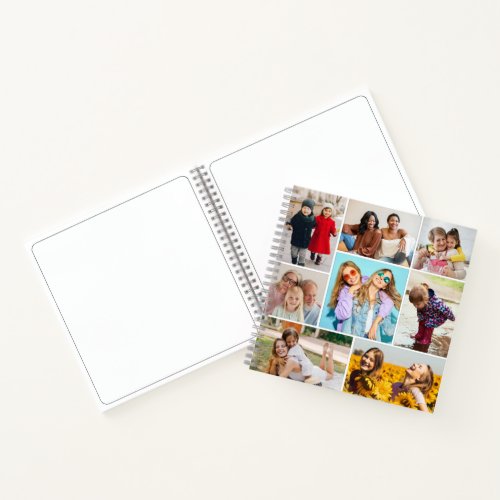 Create Your Own 8 Photo Collage Notebook