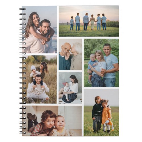Create Your Own 8 Photo Collage Notebook