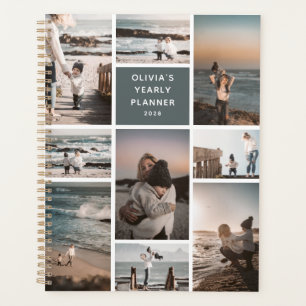 Create Your Own 8 Photo Collage Personalized Year Planner