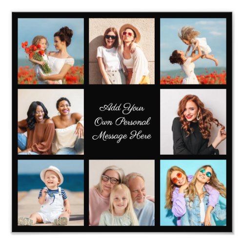Create Your Own 8 Photo Collage Photo Enlargement