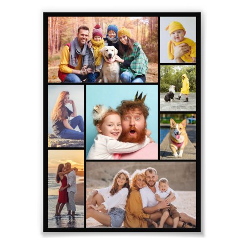 Create Your Own 8 Photo Collage Photo Enlargement