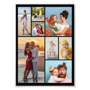 Create Your Own 8 Photo Collage Photo Enlargement Print