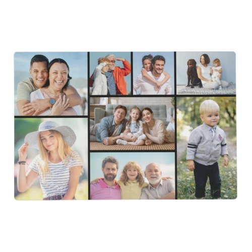 Create Your Own 8 Photo Collage  Placemat