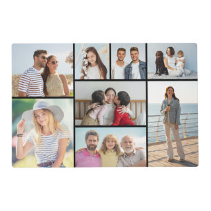 Create Your Own 8 Photo Collage  Placemat