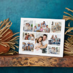 Create Your Own 8 Photo Collage Plaque<br><div class="desc">Introducing the perfect way to display your cherished memories in style - the Photo Collage Plaque! This stunning plaque allows you to showcase your custom photos in a unique and beautiful way. Imagine having a beautiful collage of your family, friends, and vacation photos hanging in your home or office. You...</div>
