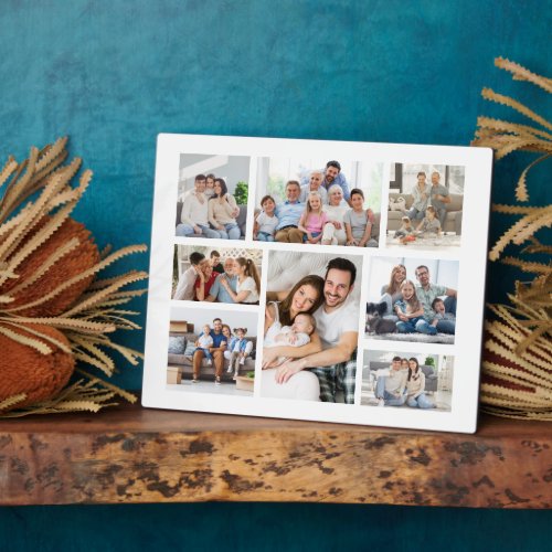 Create Your Own 8 Photo Collage Plaque