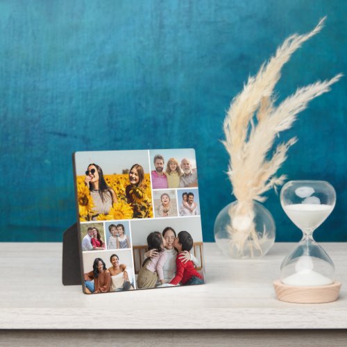 Create Your Own 8 Photo Collage Plaque