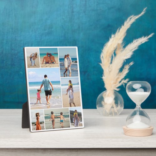 Create Your Own 8 Photo Collage Plaque