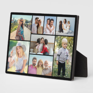 Create Your Own 8 Photo Collage Plaque