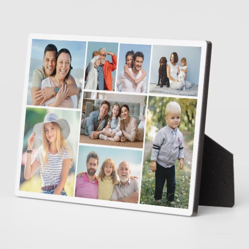 Create Your Own 8 Photo Collage  Plaque