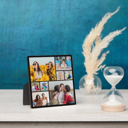 Create Your Own 8 Photo Collage Plaque