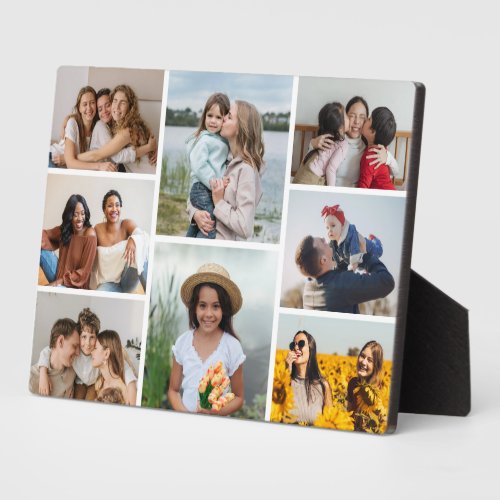 Create Your Own 8 Photo Collage Plaque