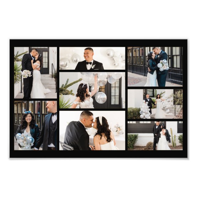 Create Your Own 8 Photo Collage Print (Front)