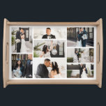 Create Your Own 8 Photo Collage Serving Tray<br><div class="desc">Introducing our personalized photo collage serving tray - the perfect way to add a personal touch to your home decor! Whether you're celebrating a graduation, honoring family, cherishing friends, or remembering a vacation trip, our custom serving tray is the ultimate way to commemorate any occasion. Our serving tray is made...</div>