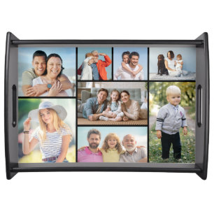 Create Your Own 8 Photo Collage Serving Tray