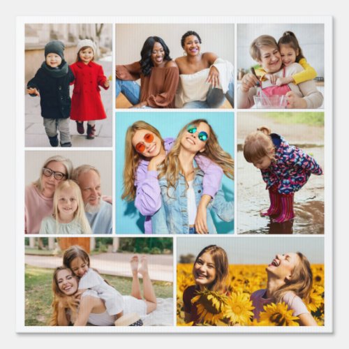 Create Your Own 8 Photo Collage Sign