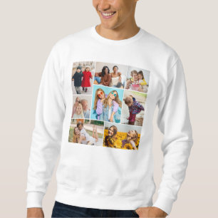 Create Your Own 8 Photo Collage Sweatshirt