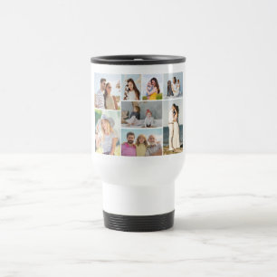 Create Your Own 8 Photo Collage  Travel Mug
